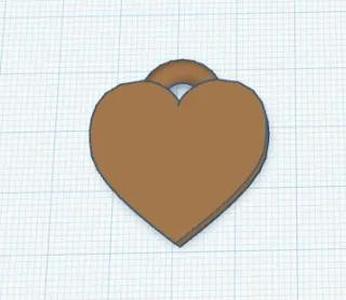 Key chain Heart   