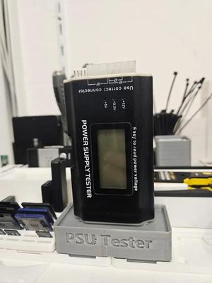 Gridfinity PSU Tester Holder - 2-1-3U   