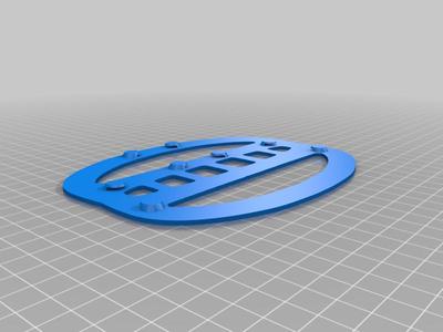 my remix of Oculus Quest 2 DIY Elite Strap Print Flat