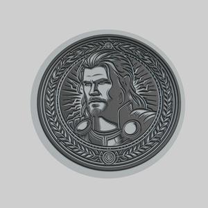 Thor: Love and Thunder Medallion CNC Thor: Love and Thunder 3d Printer Obj Stl