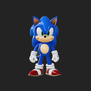 Sonic the Hedgehog - 3D Printable Figure - Classic Video Game Hero