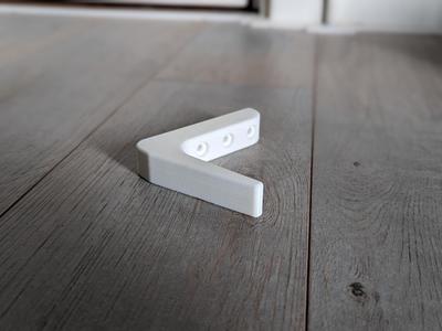 Strong wall hook straight