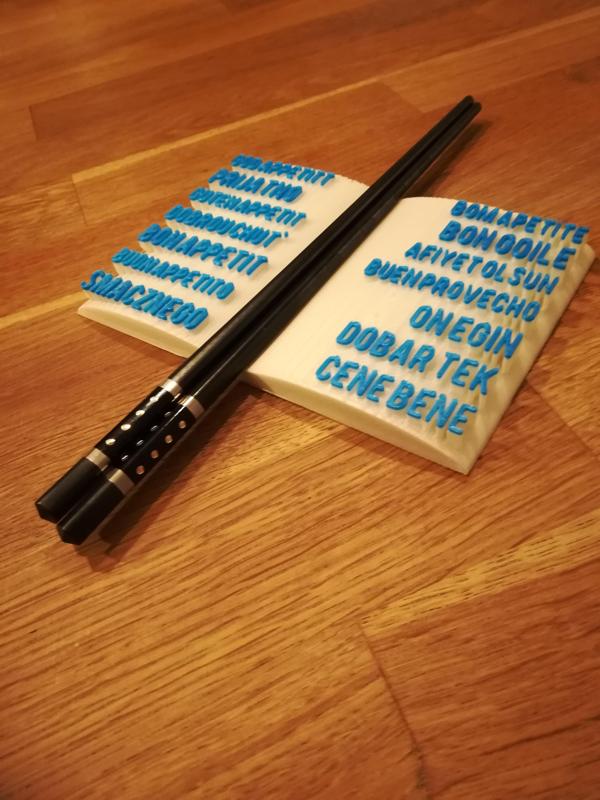 Essstäbchen-Buchablage