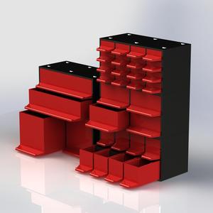 Fast-print Modular Storage Drawer System