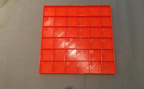 teardown small parts storage board 