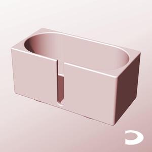 CX68-70-SB Slotted Modular Stacking Storage Boxes | Printable Objects - Infinite Containers | stl file for 3d printing