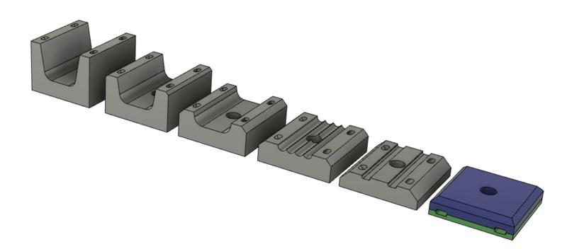 Zip tie Blocks/Mounts for 3030 extrusion