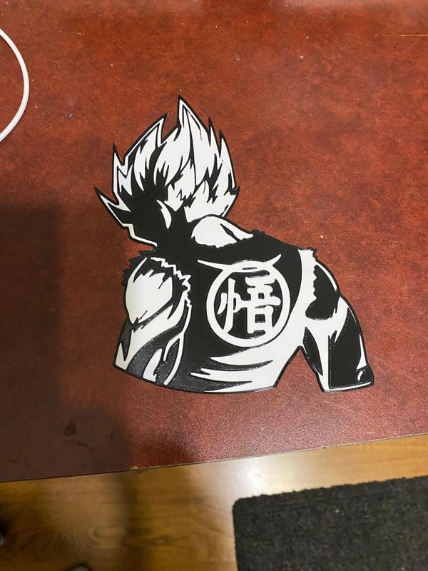 Dragon ball 2d art remix single extruder