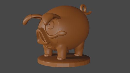 Pokemon inspired, Lechonk, Tabletop DnD miniature