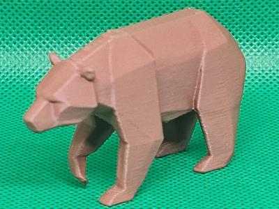 Origami Style Bear