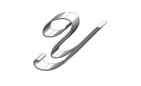 Y Letter Palace Script MT Font