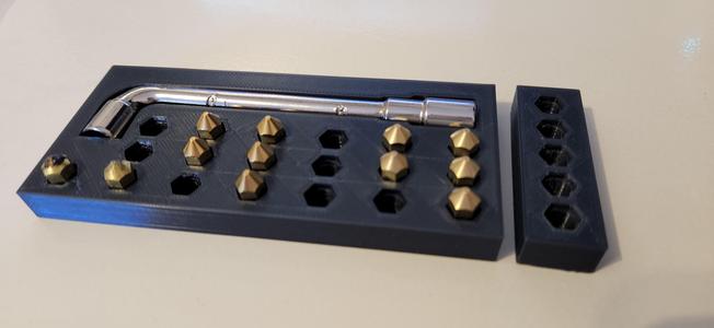 Ender 6 - Nozzle and Socket wrench tray