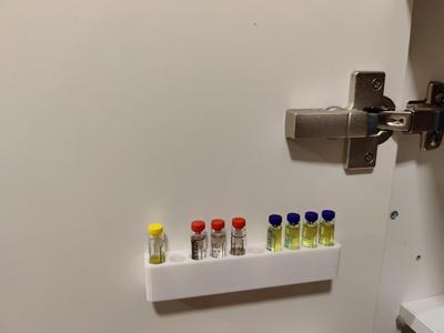 Holder for baking-flavour vials 1x10