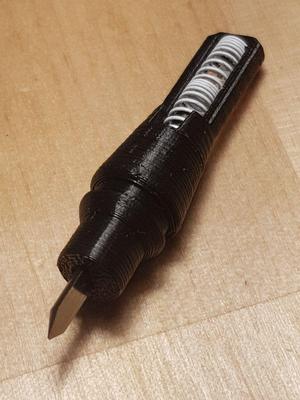 Spring loaded engraver bit for ER11 collet