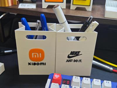 [Two Part/No AMS Required] Branded Paper Bag/Pen Holder/Storage Box