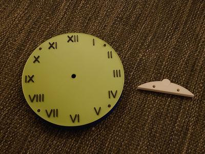 Hook to Wall Clock (See URL)