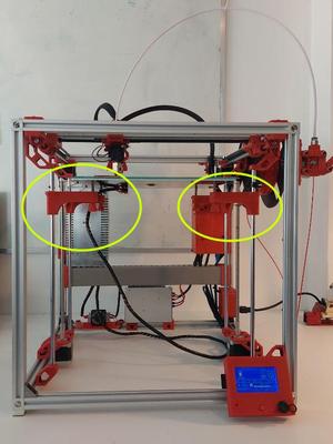 Voron 1.5 Bed Carriage arms redimensionable, 3D model in Freecad