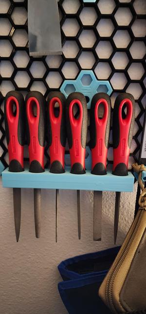 Snap-On File Holder Honeycomb Wall Storage