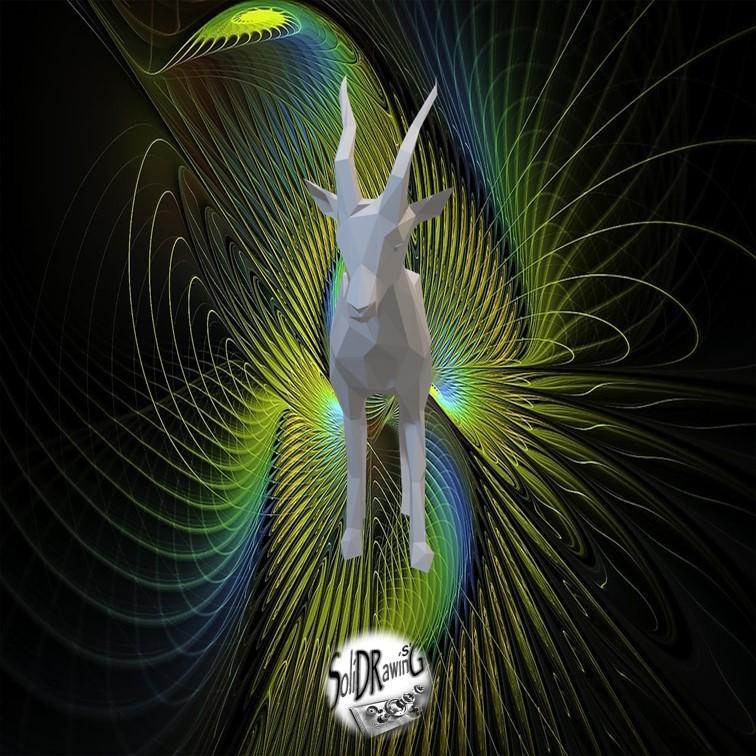 Gazelle - LowPoly - Perfect Design - Easy Print - Decor - SoliDRawinGS0371