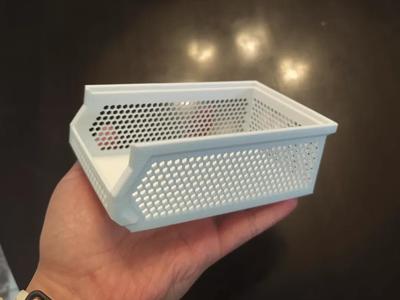 Small Hollowed-Out Space-Saving Stackable Storage Box 54*90*32 Scalable Desktop Organizer Rectangular Storage Basket Home Organizer