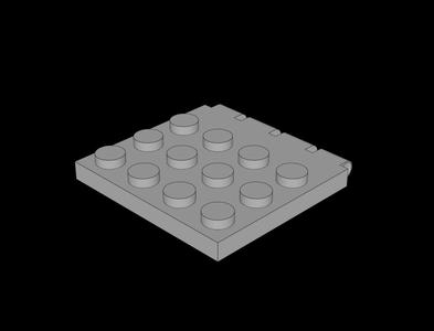 Lego Compatible (4213.dat) Hinge Car Roof  4 x  4