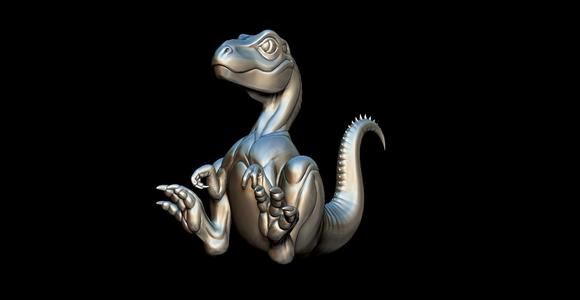 Baby Trex for 3D Printing 3D model