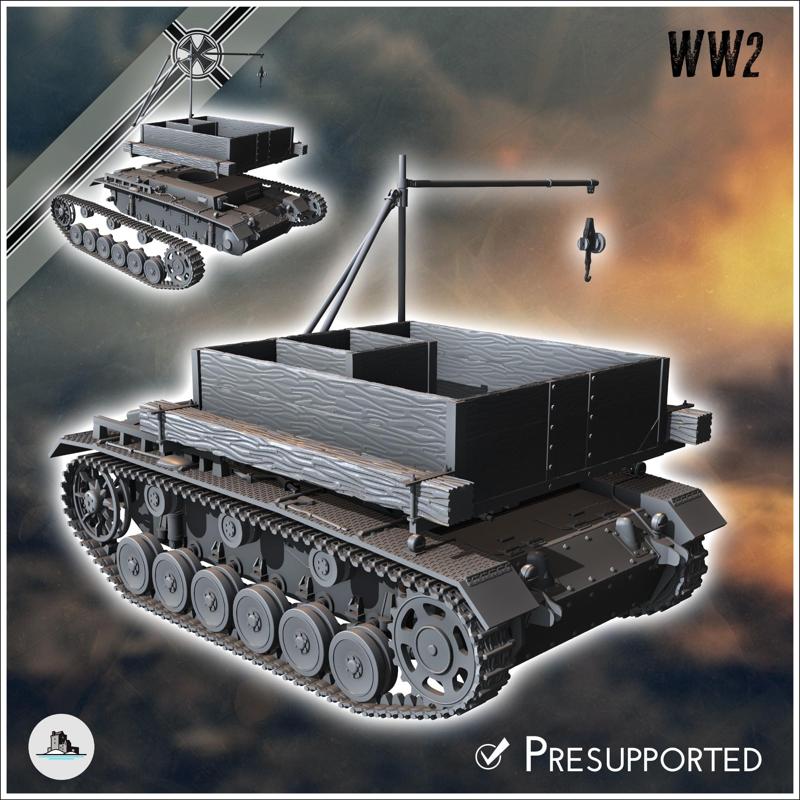 Bergepanzer III - Germany Eastern Western Front Normandy Stalingrad Berlin Bulge WWII