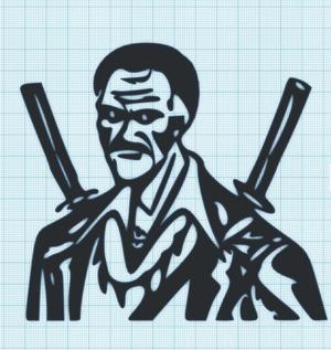 JEFFERSON TWILIGHT - FULL BODY - VENTURE BROS - WALL ART