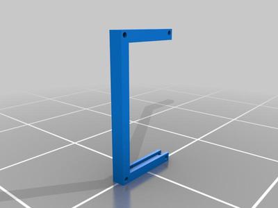 Vex Robotics License Plate Holder 