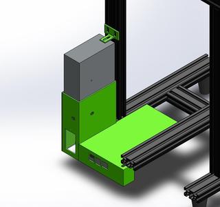 Raspberry Pi and PSU Relocation for Tevo Tarantula Pro