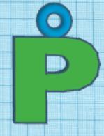 Christmas Initial Ornament Assortted (Pp)