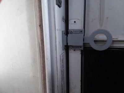 RV screen door fix