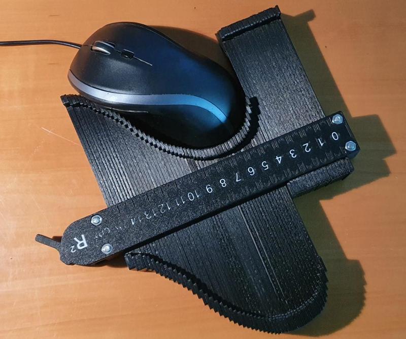 Konturenlehre mit Verriegelung / Profile Gauge with lock