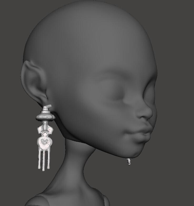 Ginafire Monster High earrings.