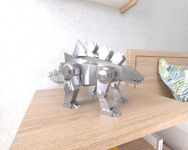 Snarl Dinobots LowPoly