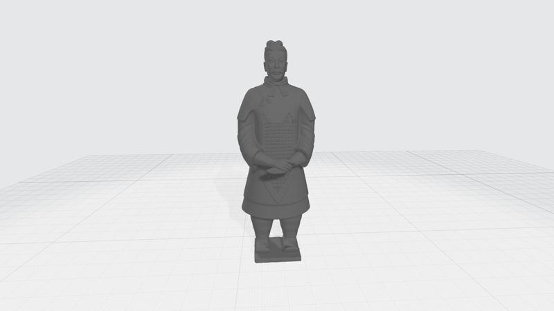 Terracotta Warriors General 3D Model 3D print model