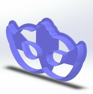 CARNIVAL MASK COOKIE CUTTER