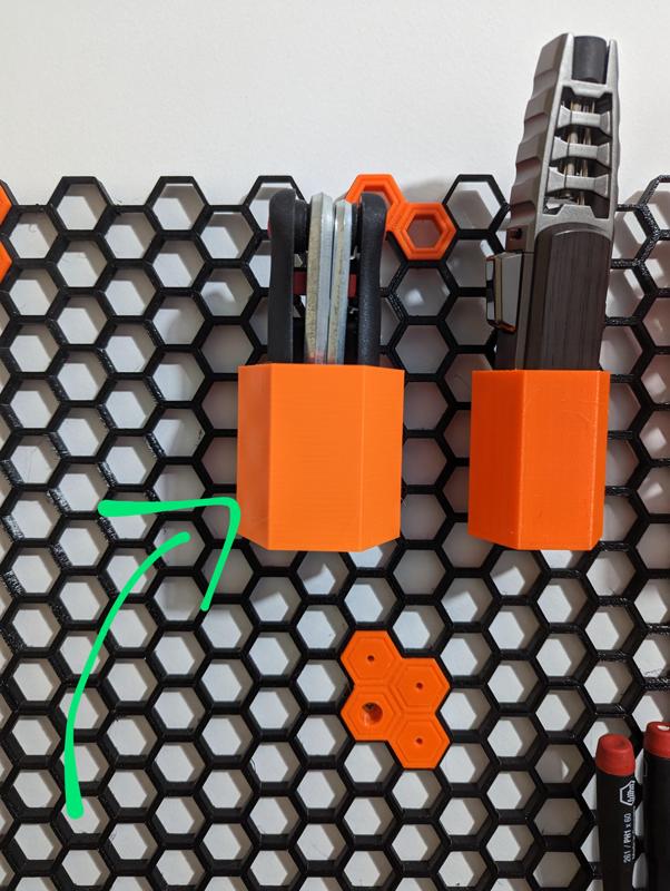 Simple fat Cup - Honeycomb storage wall - STEP files