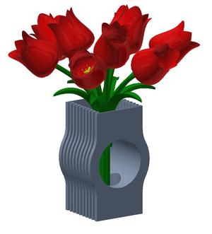 Decorative flower plant vase