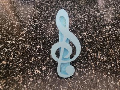 Treble Clef Cookie Stamp