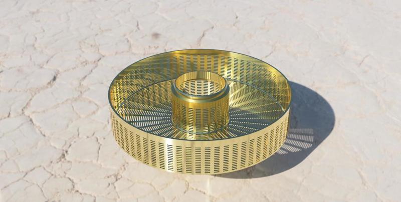 Spool Shaped Dehydrator Tray