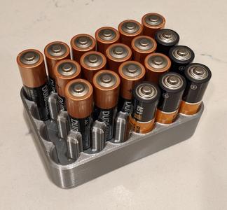 AA Battery Holder Tray