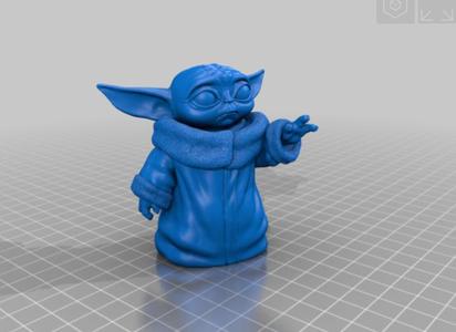 Baby Yoda without base
