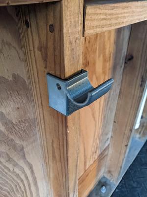 Stud mount barbell holder