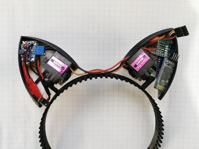Mechanized Cat Ears (WIP)