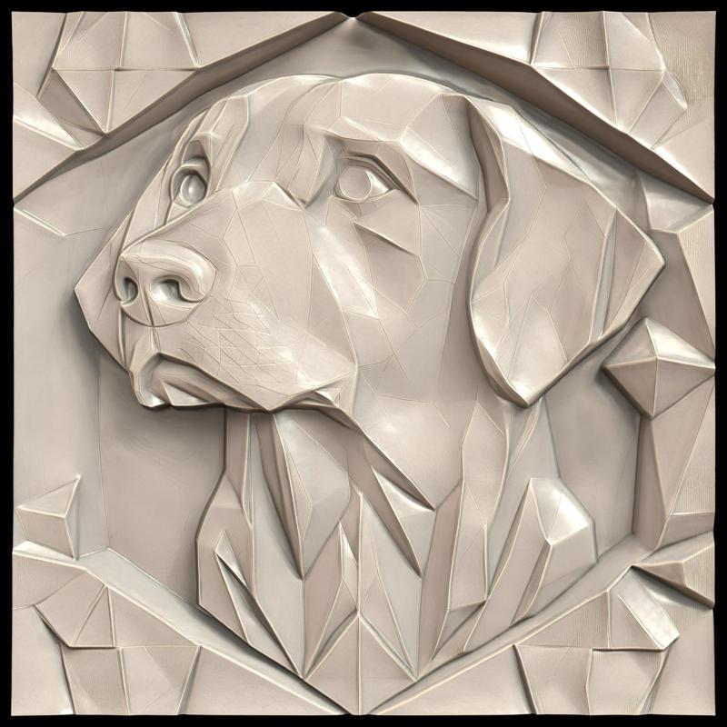 3D Model STL File for CNC Router/Laser & 3D Printer A Dog that Can Speak in All Languages