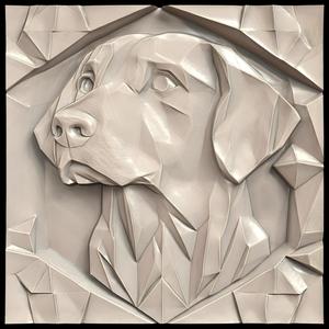 3D Model STL File for CNC Router/Laser & 3D Printer A Dog that Can Speak in All Languages