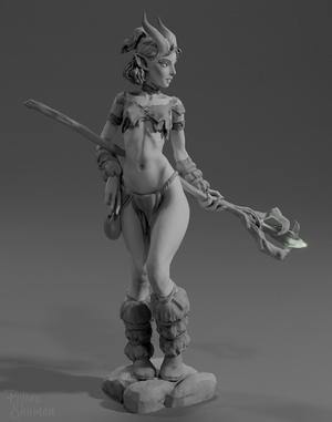 Lana is an apprentice of magic printable modeling.