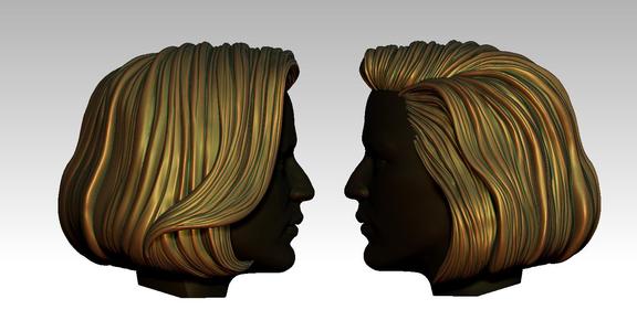 3D Hair style for girl