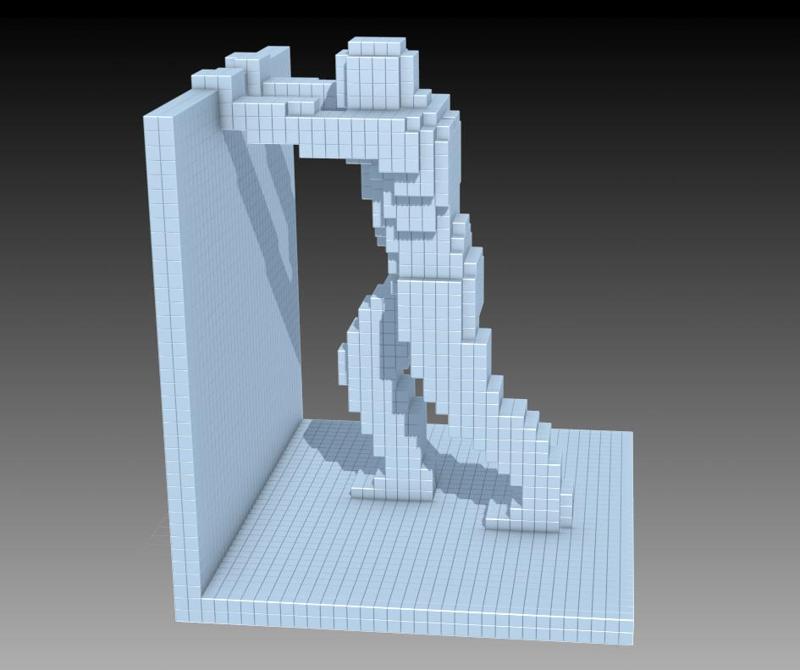 8-bit Bookend